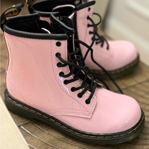 Kids Dr marten Pink Boots- never worn!